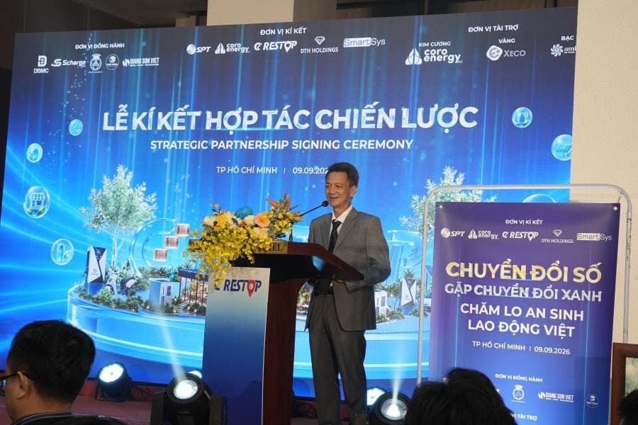 Lễ ký kết hợp tác chiến lược giữa SPT với CD Restop, DTH Holdings cùng Coro Energy