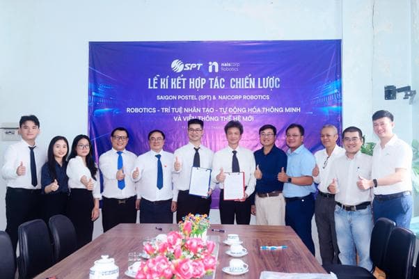 SPT và Naiscorp Robotics ký kết hợp tác chiến lược phát triển ai, robotics và thiết bị thông minh